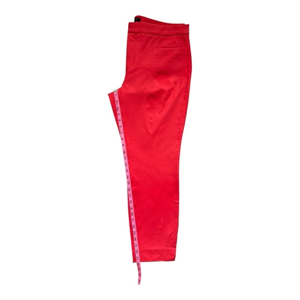 Banana Republic Sloan-Fit Slim Ankle Pants Coral Red Size 14 NWOT - Picture 11 of 12